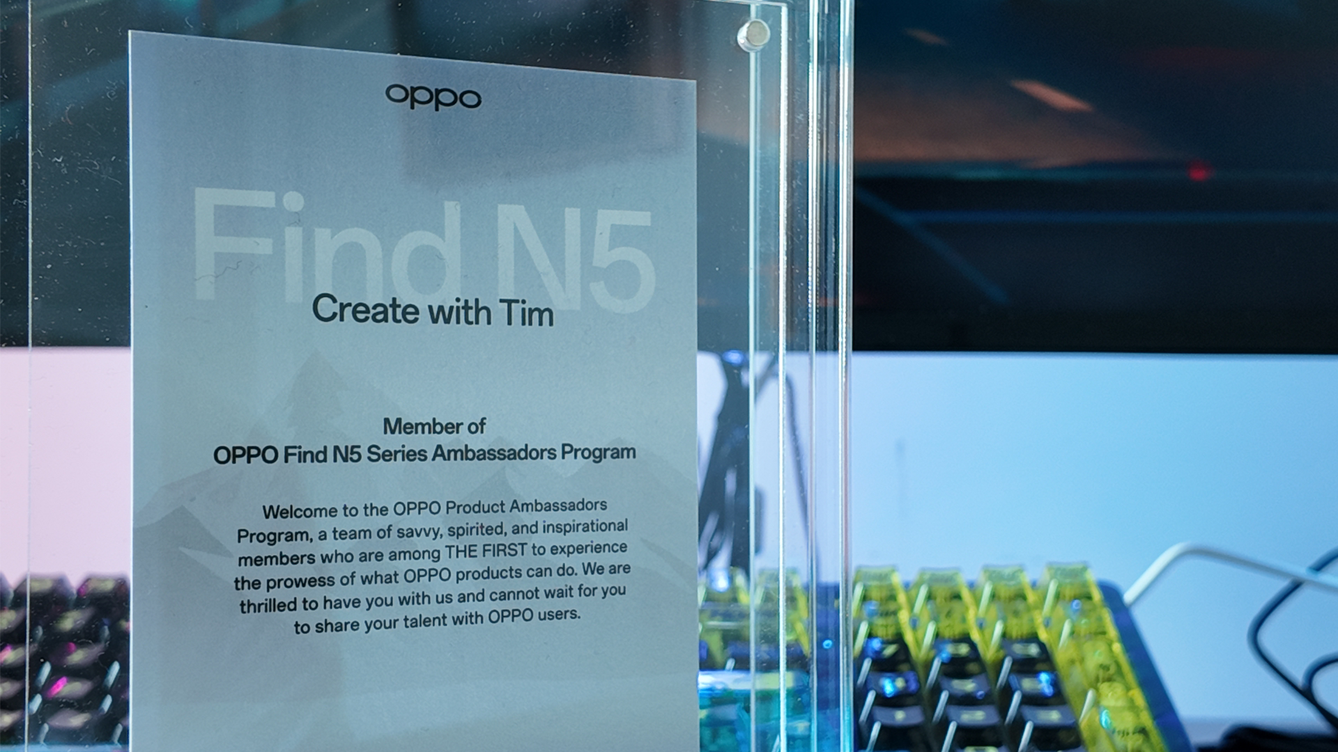 OPPO Find N5 Product Ambassador